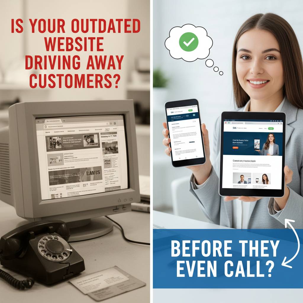Is Your Outdated Website Driving Away Customers Before They Even Call?